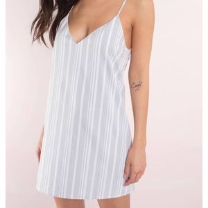 Striped shift dress
